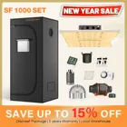 Паук фермер 1000 Вт светодиодный ная лампа для выращивания растений + 70x70x160 см набор тентов для выращивания с углеродным фильтром для помещений саженцев овощей растений цветов