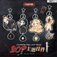 scp special containment procedures foundation 173 049 key chains 682 166 two sided keychain cosplay acrylic pendant keyring