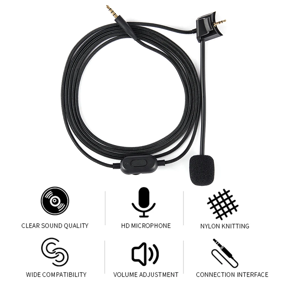 

Игровая гарнитура, аудиокабель, аксессуары для основной игровой гарнитуры, кабель для наушников BOSE QC35, кабель для наушников с микрофоном