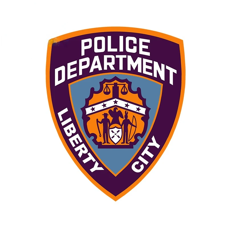 

Car Stickers 13cm for NYPD Police Car Truck Decal Car Accessories Stickers Suitable For JDM SUV RV Occlusion Scratch Decoration