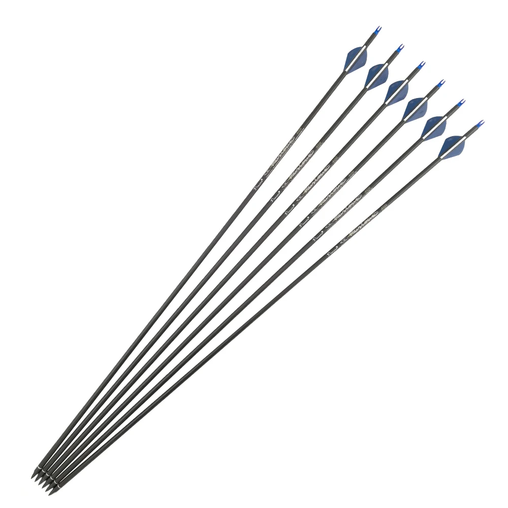 Стрелы для стрельбы из лука стрелы 300 340 400 500 600 ID 6 2 мм валы стрел углеродного