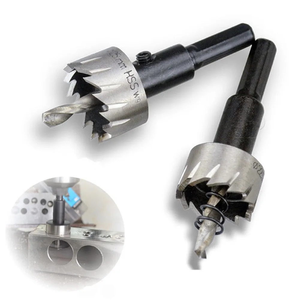 

5pcs 16-30mm Hole Saw Drill Bit Tooth Kit High Speed Steel For Drilling Wood Plastic PVC Sheet Insulation Board Copper Sheet