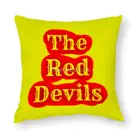 Наволочка с изображением красного дьявола, наволочки, постельные принадлежности, наволочки, домашний декор, Красный Дьявол, футбол, футбол, Td Is Red Bri