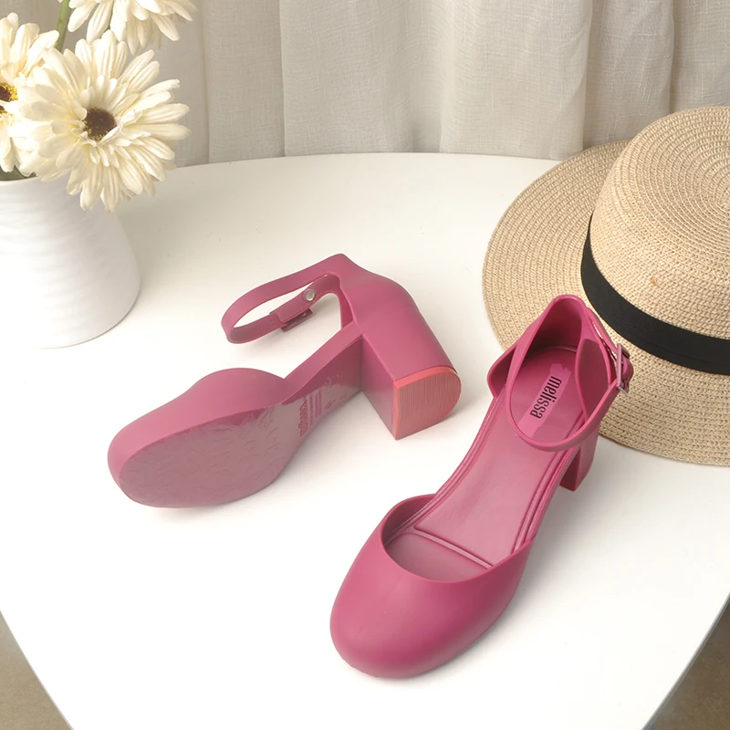 Женские сандалии Melissa повседневные римские гладиаторы на среднем каблуке