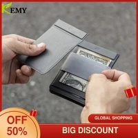 kemy mag modular creative magnetic combination split plastic credit bank card case holder short men male wallet and purse design