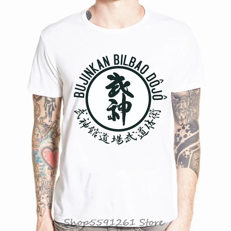 

New Japan Samurai T Shirt Men Shotokan Karate Bujinkan Dojo Pro Wrestling Shinobi T-shirt Tops Ninjutsu Kanji Shirts Casual Tees