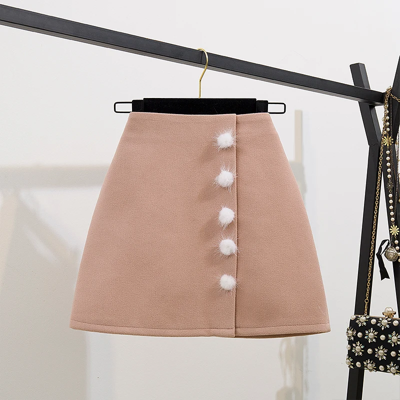 

outfit two-piece brim fresh lotus leaf collar sweater bulb woolen cloth skirt women pullover top skirts 2 pcs clothing set