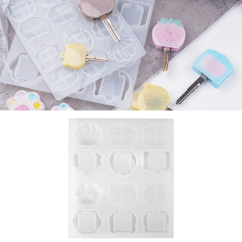 

Цепочка для ключей, силиконовые формы для литья смолы, полимерный брелок для рукоделия, эпоксидная смола, ручная работа