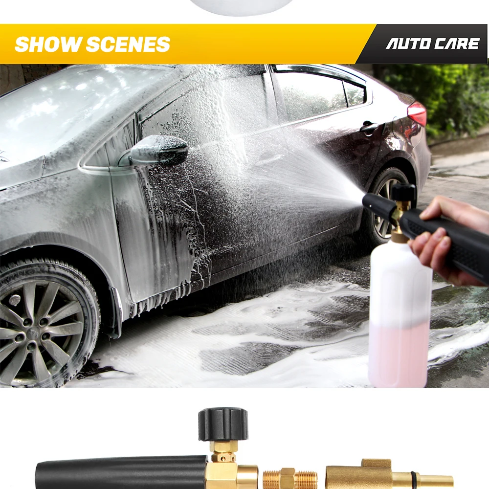 AutoCare прямые продажи новое поступление пенная насадка для Black Decker, AR, для Makita мойка высокого давления