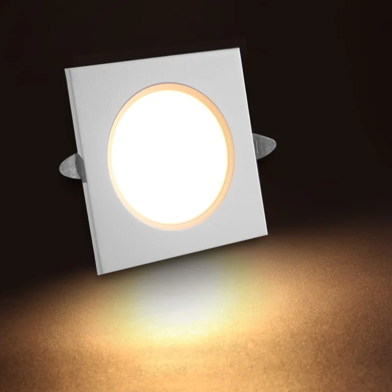 Квадратный светодиодный потолочный Светильник направленного света 9 Вт 12 15