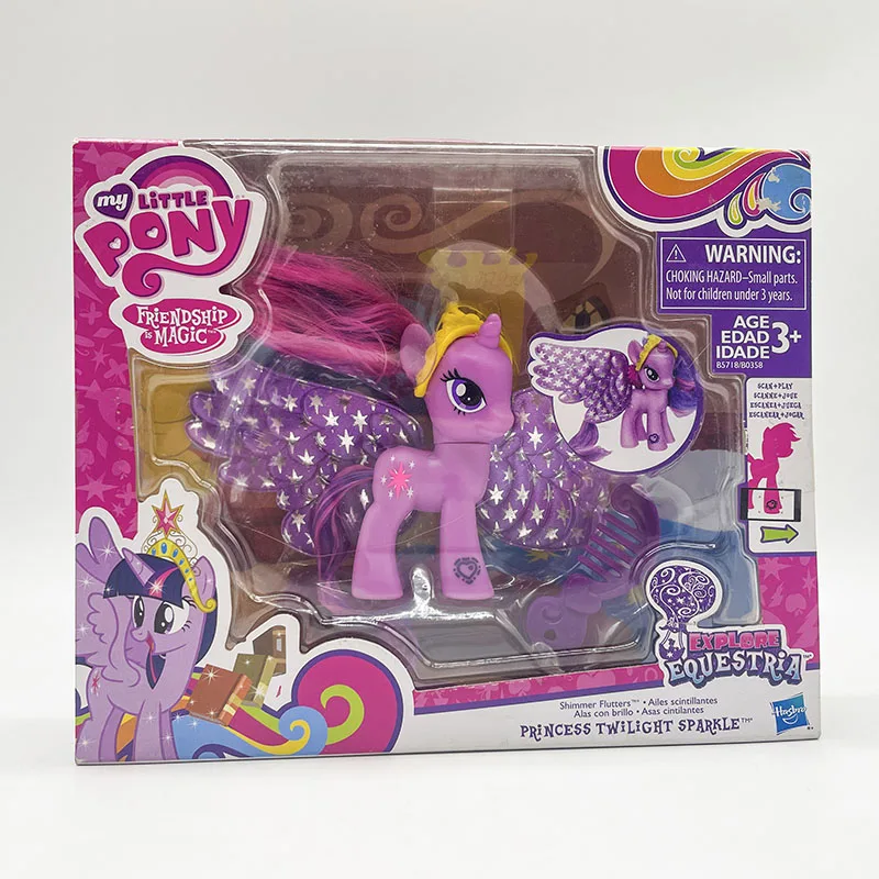 

Hasbro My Little Pony Explore Equestria Twilight Sparkle Anime Figure Action Figures Model Favorites Collect Ornaments