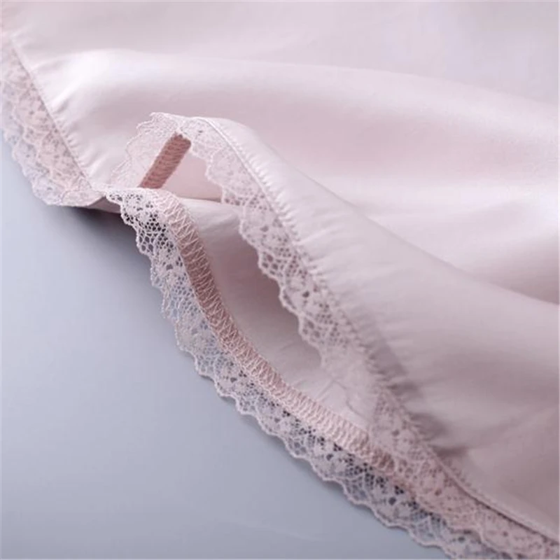 

Women Silk Breathable Camison Lady 100% Silk Backless Pijamas Silk Dresses Female Oversized Dress Woman Thin Robe