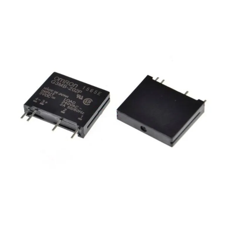 50 шт./лот G3MB 202P DC5V PCB SSR In 5VDC Out 240V AC 2A твердотельное реле|Реле| |