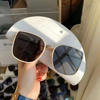 2021 new sunglasses female korean version of the net red star retro fashion ladies square fashion trend sunshade mirror