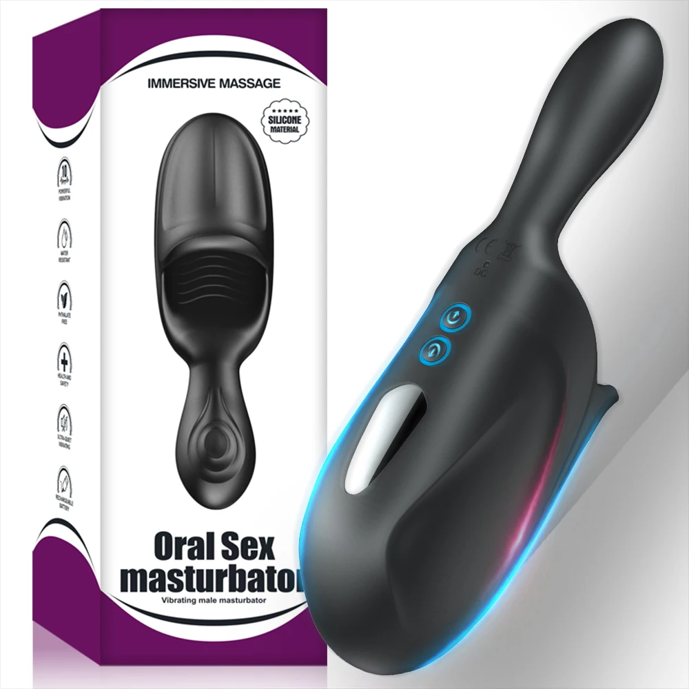 Sex Vibrator For Male Masturbators Glan Penis Dildo Testicles Vibrating Massager Delay Lasting Trainer Adult Toys Men | Красота и