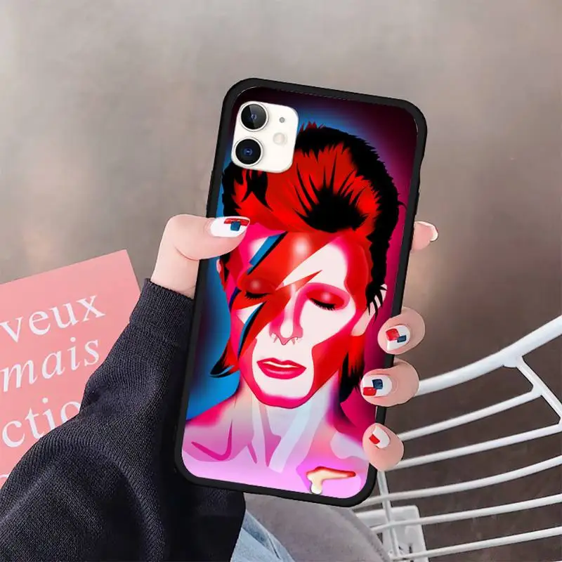 

david bowie universal fundas Phone Case for iPhone 11 12 pro XS MAX 8 7 6 6S Plus X 5S SE 2020 XR