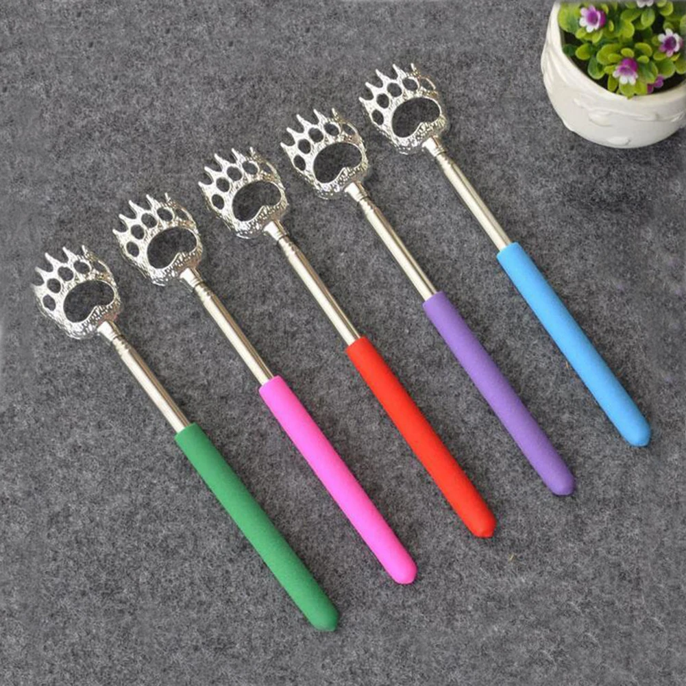 

1pc 2021 New Portable Random Color Convenient Claw Telescopic Back Scratcher For Massage