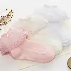 Кружевные носки-пачки для малышей, милые хлопковые носки для новорожденных девочек, милые носки для малышей, детские аксессуары в стиле принцессы, оптовая продажа