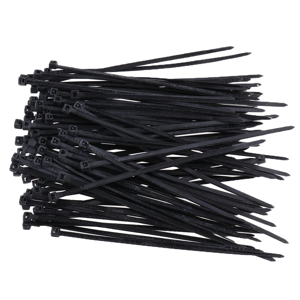 100 шт./компл. Нейлоновый Кабельный Шнур органайзер для стяжек проволока на молнии