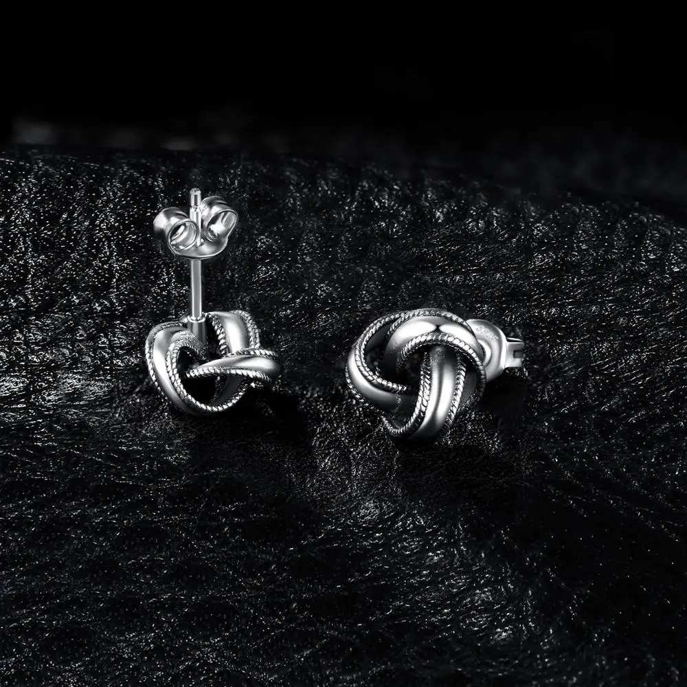 Женские винтажные серьги гвоздики JewelryPalace из окисленного серебра 925 пробы с
