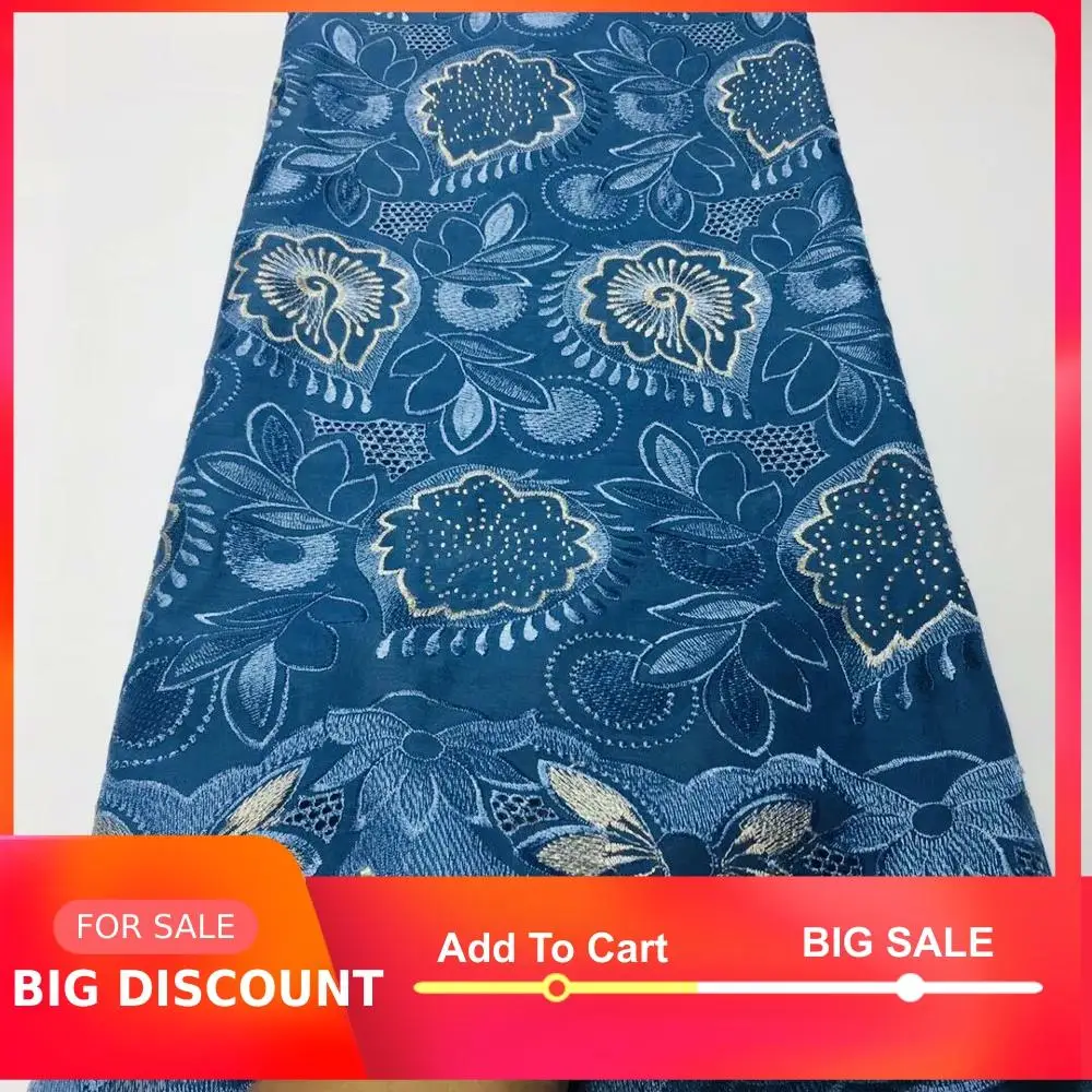 Оптовая продажа хорошая цена новейшая африканская вышивка сухая кружевная