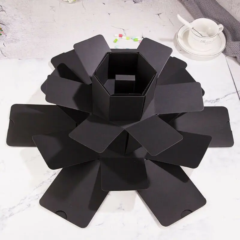 

NEW 42x42cm Surprise DIY Explosion Box Love Memory Photo Album for Creative Birthday Gift Boxes