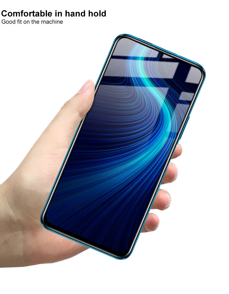 

Imak Pro+ Sensitive Touch Full Coverage Glass for Huawei Honor X10 5G Tempered Glass by Full AB Glue Adsorb