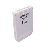 white ps1 memory card 1 mega save memory card for ps1 psx game