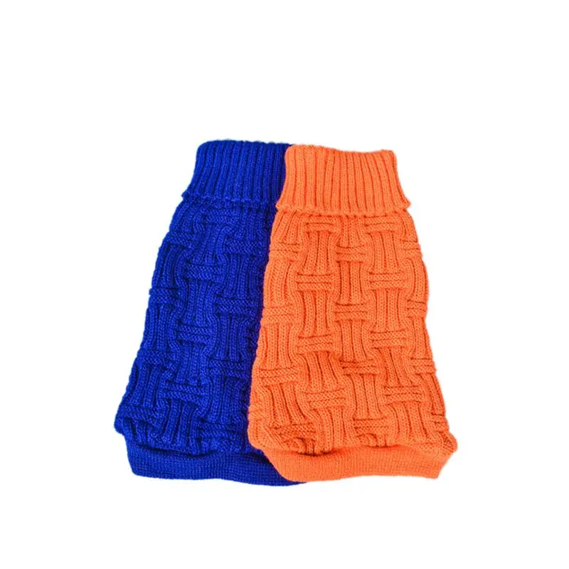 Для домашних любимцев собак Зимний Теплый джемпер свитер водолазка осень собаки