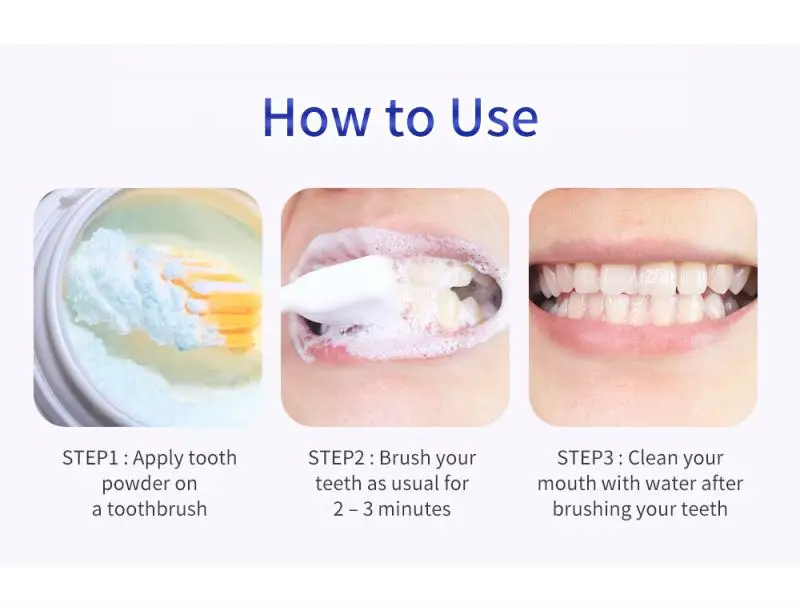 Отбеливание зубов порошок жемчужная эссенция натуральная зубная паста щетка