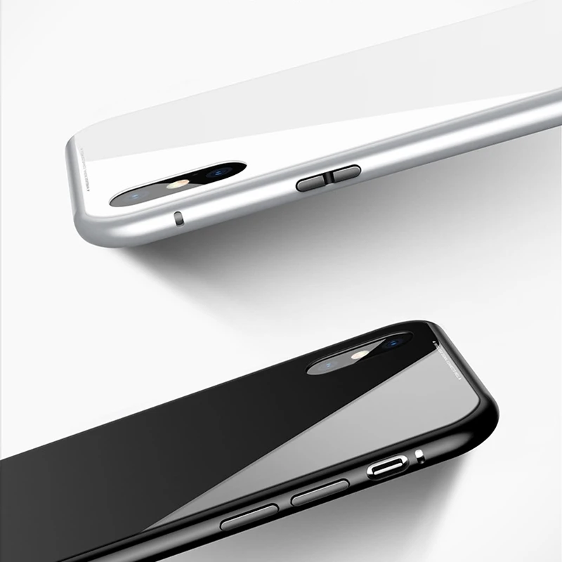 Luxury Magnetic Adsorption Metal Phone Case for Samsung Galaxy A10 A20E A40 A50 A60 A70 S8 S9 S10 Plus S10e Magnet Frame Case
