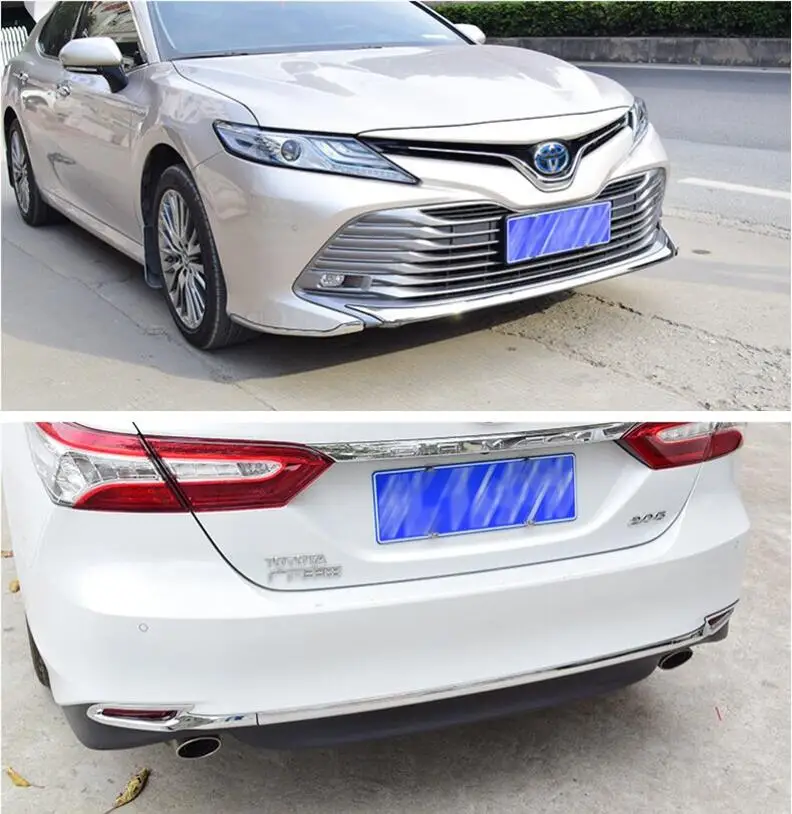 ABS Хром передний бампер губа задняя противотумансветильник фара молдинг