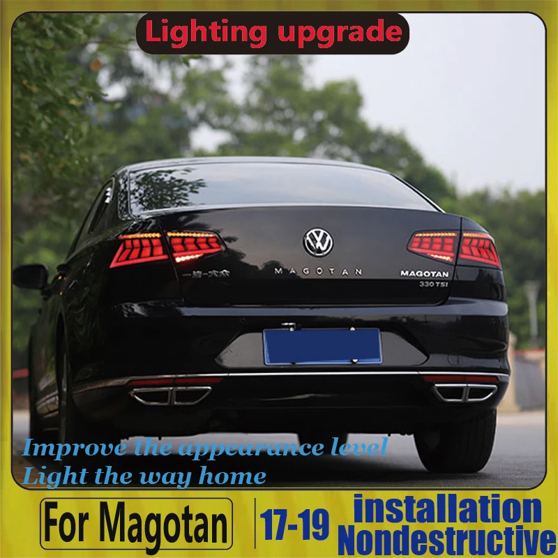 Автомобильный светодиодный фонарь светильник хвост для Volkswagen VW Passat B8 2017 2018 2019