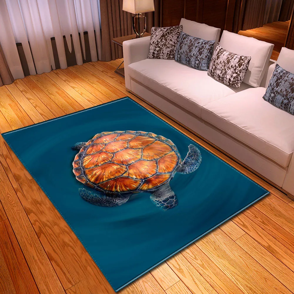 Современного дома гостиной коврик Детская игровая пол ковер морская черепаха