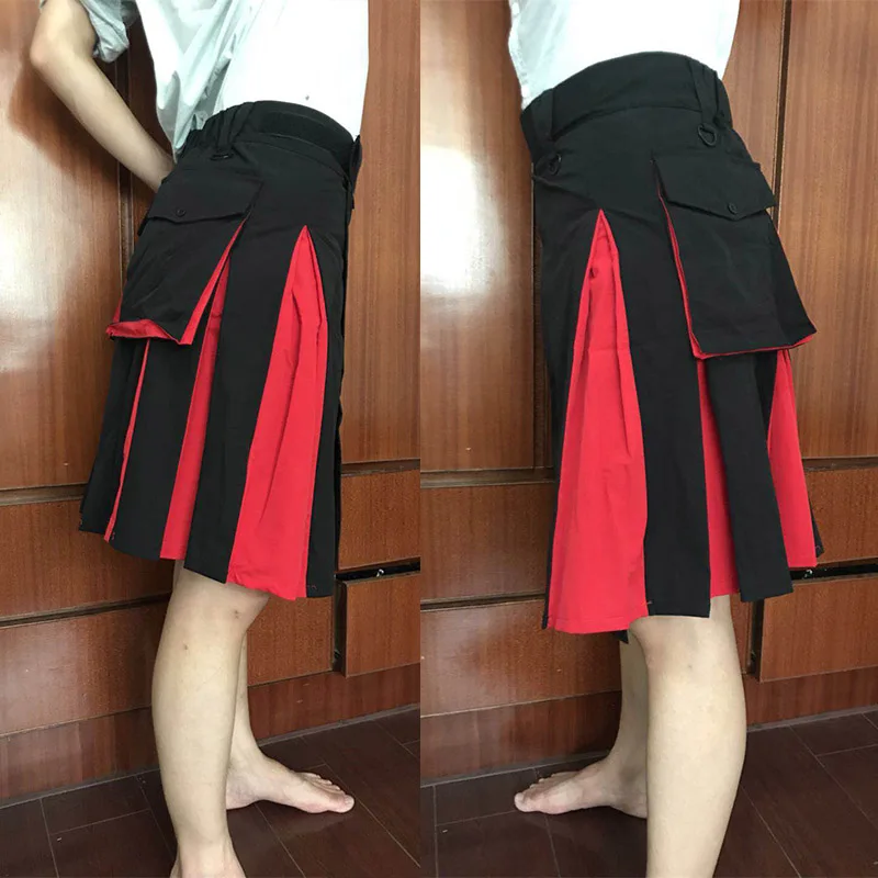 Юбка средневековая плиссированная средней длины для взрослых мужской