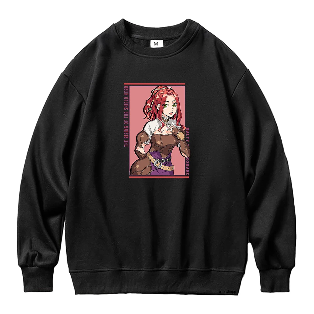 

The Rising of The Shield Hero Women Harajuku Manga Raphtalia Hoodies Hot Anime Oversized Naofumi Crew Neck Pullovers Sweatshirt
