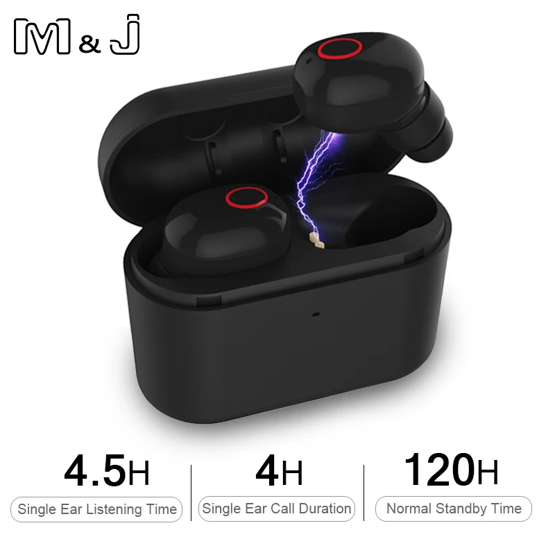 

Mini TWS Bluetooth 5.0 Earphones Charging Box Wireless Headphone 9D Stereo Sports Waterproof Earbuds Headsets With Microphone