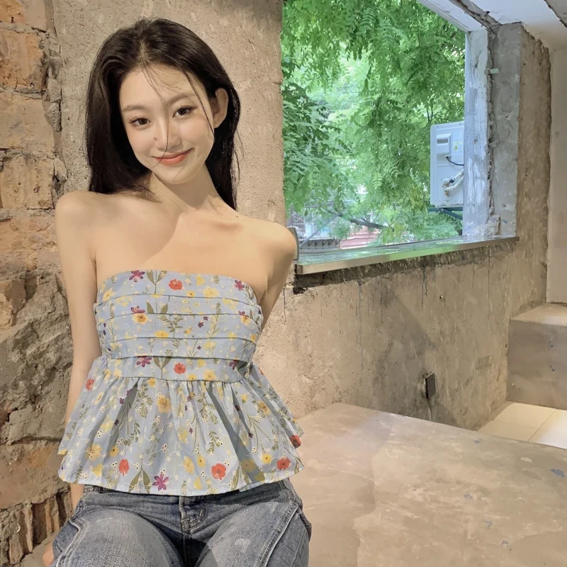 

Pleated Top Age Sweet Floral