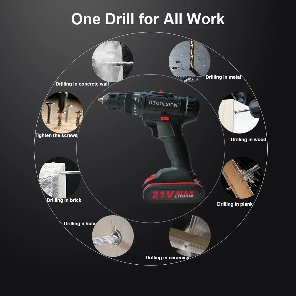Аккумуляторная отвертка 21 в электрические инструменты аккумуляторная