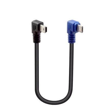 Кабель Micro usb Mini USB для камеры Type-c Угловой кабель передачи данных mini короткий порт