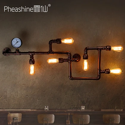 Креативная настенная лампа в стиле лофт Лампа В индустриальном для гостиной