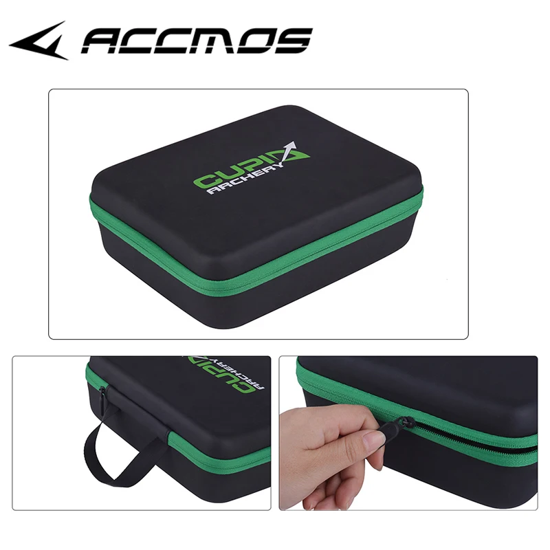 1Pc Archery Broadheads Box Portable Rubber Storage Arrowheads Case Protector Bow Arrow Accessories | Спорт и развлечения