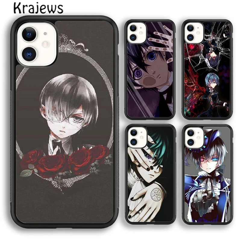 Чехол krajew для телефона с рисунком черного Батлера небесного призрака Phantomhive iPhone 5s