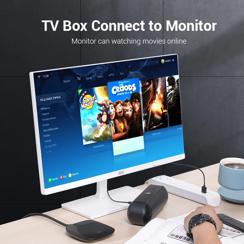 Vention HDMI VGA кабель с разъемом 3 5 мм Micro USB питания для ноутбука ПК Montion TV Box проектор