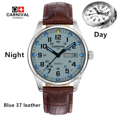 Blue 37 green Двойной Календарь Дата T25 Тритий Светящиеся кварцевые военные часы водонепроницаемые 200 м сапфировые Брендовые Часы мужские полностью стальные relojes - Цвет: Blue 37 green