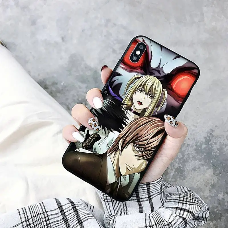 Death Note Comic Anime Phone Case for iphone 13 8 7 6 6S Plus X 5S SE 2020 XR 11 12mini pro XS MAX