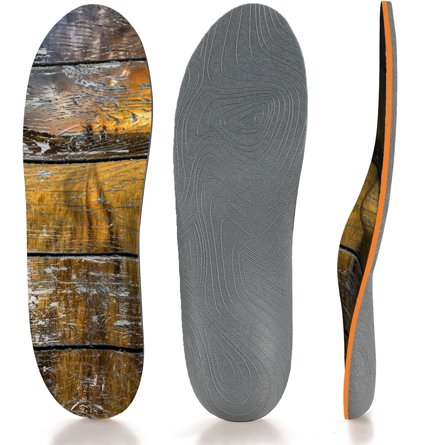 

Oil painting pain relief insoles, arch support, plantar fasciitis, flat feet, orthopedic insoles, men and women