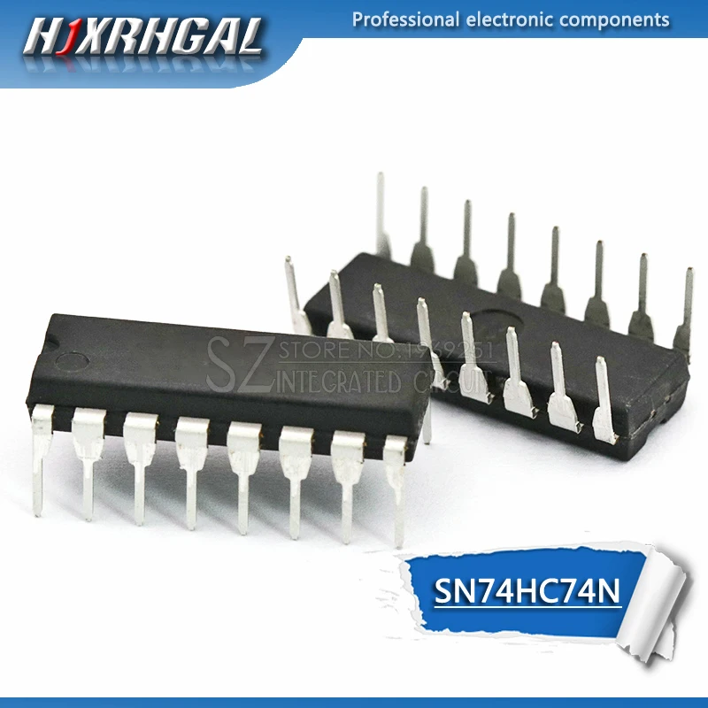 1 шт. SN74HC74N DIP14 SN74HC74 DIP 74HC74 7474