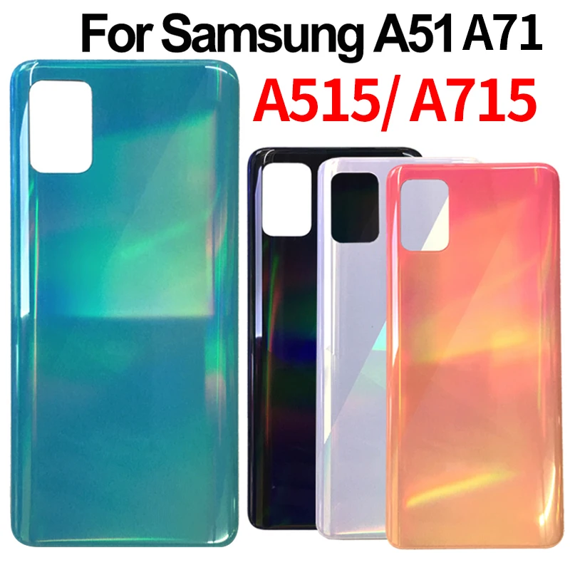 10 шт для задней панели стекло запасные части Samsung Galaxy A51 A515 A71 A715 аккумуляторной
