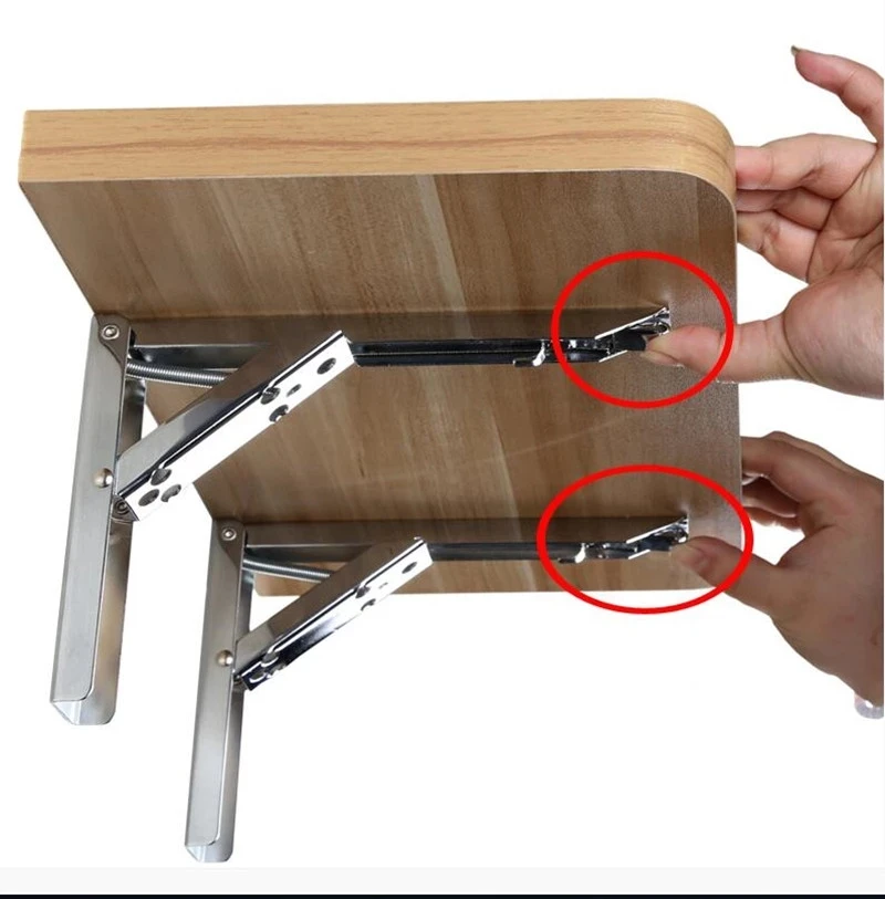 2 шт. треугольный складной угловой кронштейн тяжелая поддержка регулируемый